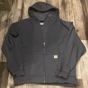 Carhartt Charcoal Full-Zip Hoodie